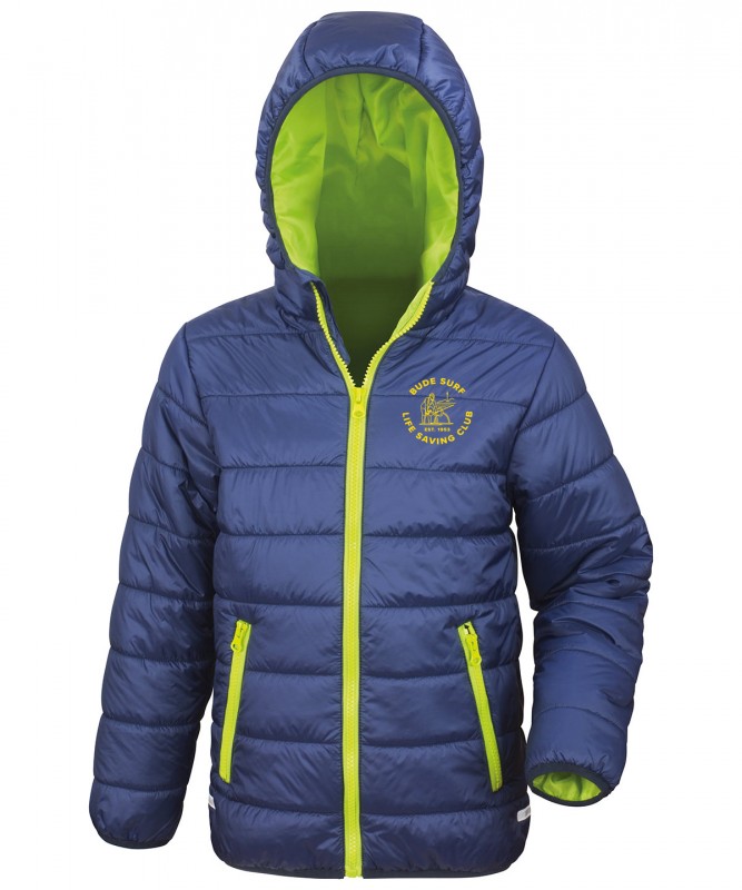 BSLSC Youth Core Puffer Jacket | Aqua Blue
